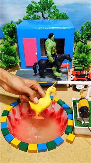 Diy mini tractor video mini water pump science project machine #ytshorts #cartoon #tractor