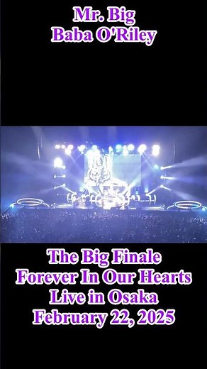 Mr. Big - Baba O'Riley (The Big Finale - Forever In Our Hearts - Live in Osaka)