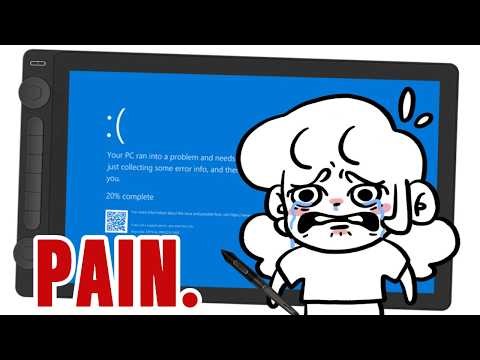 Reality Of A Beginner Digital Artist (ft. Huion Kamvas 16 GEN 3)