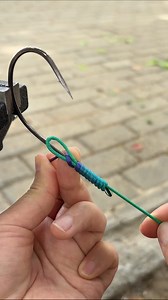Every fishing enthusiast's favorite fishhook knot 🐟 #knot #rope #ropetutorial #knottying #knottutorial #fishing #fyp #foryoupage #tent #usa #reels #diy | Knot Rope