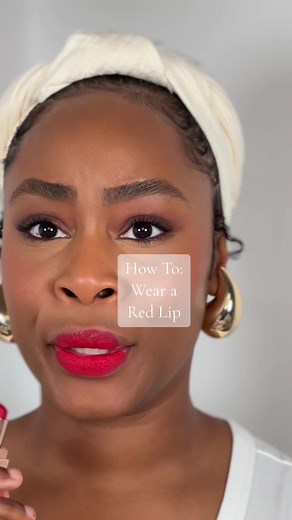 How to Wear Red Lipstick with Brown Lip Liner