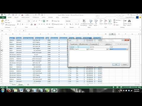 Excel 2013 Tutorial For Noobs Part 39: How to Sort and Filter Data w/Excel Tables