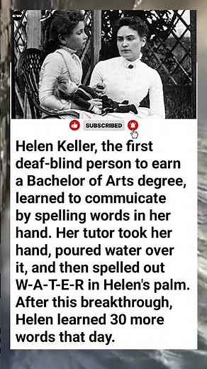How One Word Changed Helen Keller's Life Forever ❤️