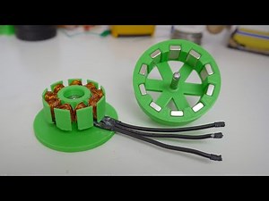 3D Printed Brushless Motor