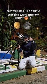 How to observe the Moon and planets with a beginner telescope 😍🔭