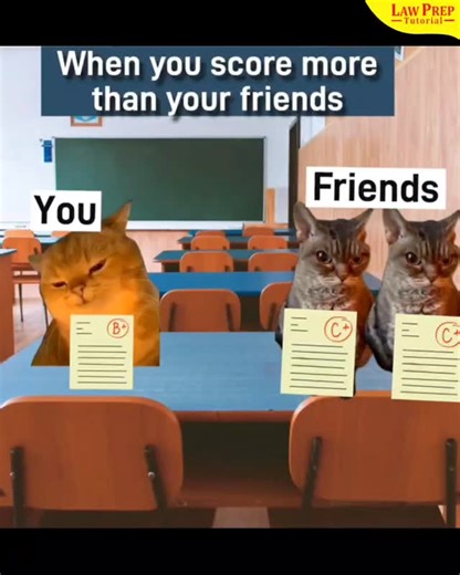 When you score more than your friends . .#lawpreptutorial #explore #clatpreparation #clatlife #clataspirants #lawprep #clat2026 #trending #instagood | Law Prep Tutorial | Facebook