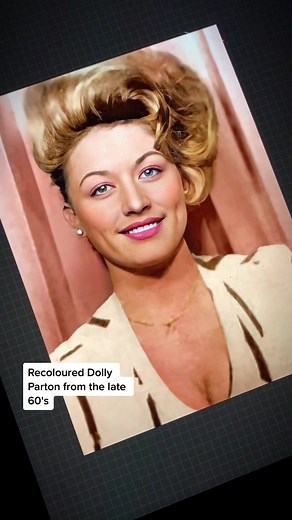 Recoloured Dolly Parton: Captivating Photos from the 60s