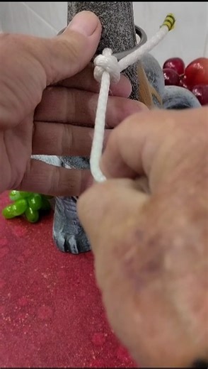 A rope knotting tutorial. A beautiful knot for securing rope #shorts