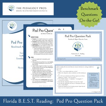 8th Grade Ped Pro Question Pack: Florida ELA B.E.S.T Benchmarks