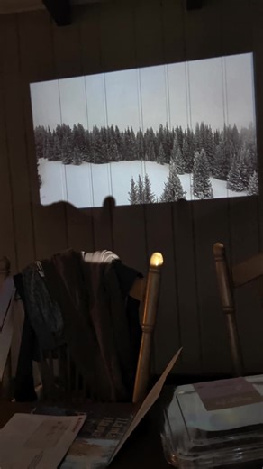 sometimes you just have to see these projectors in action! under $34 free fast shipping RN #smartprojector #projector #tutorials #momhack #tiktokshopmademebuyit