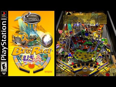 Pro Pinball: Big Race USA ... (PS1) Gameplay Peek