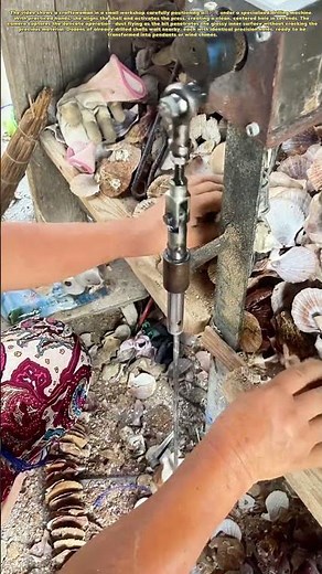 Seashell Crafting: How Artisans Drill Perfect Holes for Jewelry Making