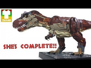 LEGO custom T-Rex Build Series - Part 3