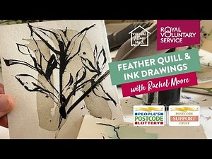 Feather Quill & Ink Drawings with Rachel Moore ✒🔏