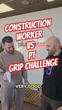 This grip strength number surprised us #gripstrength #challenge