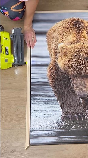 How to easily frame a canvas!