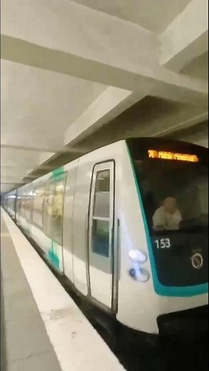 Riding the PARIS Metro Like a Pro 🚇 #paris #metro #viralvideo