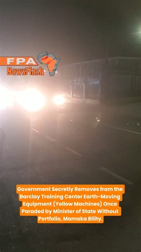 The government has relocated earth-moving equipment brought into the country in 2024. The equipment had been stored at the Barclay Training Center since their arrival. Minister of State Without Portfolio Mamaka Bility paraded the machines through Monrovia, but they were never used for the purpose for which they were advertised. | FrontPage Africa