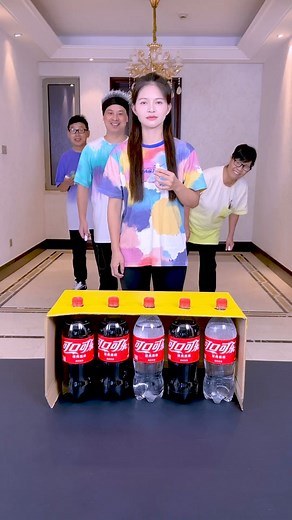 824K views · 10K reactions | The Mentos-Cola Challenge, So Exciting, Can You Succeed ! #Funfamily#Partygames#Familygames | Homemade Recipes | Facebook