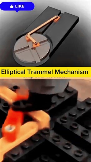 The Mesmerizing Elliptical Trammel Mechanism! ⚙️ #shorts