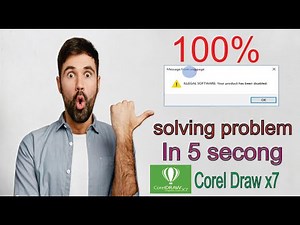ILLEGAL SOFTWARE! your product has been disable corel darw x7 | Problem ko solve kaise karen 2020