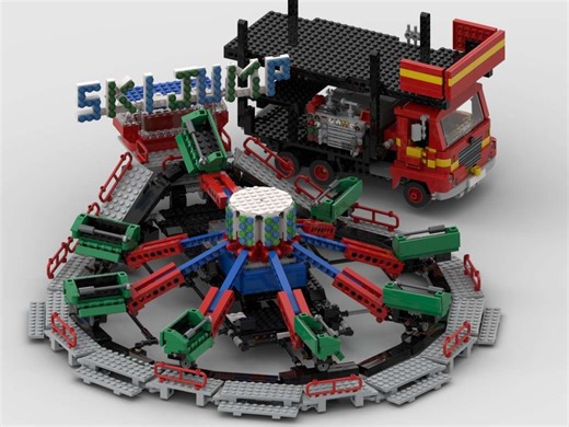 Fairground Ski Jump ride