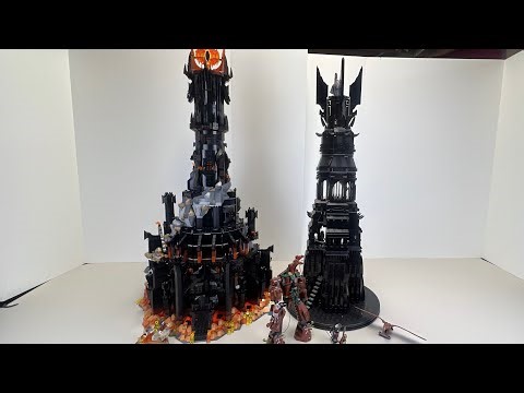 Lego Lord of the Rings Classic Tower of Orthanc 10237 Set Review - the Most Desired LOTR Set!