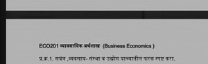 ECO201 व्यावसायिक अर्थशात्र (Business Economics)प्र.क्र.1. सयं... | Filo