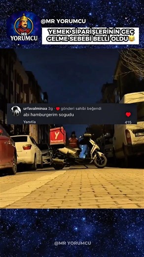 Yemek siparişlerinin geç gelme sebebi belli oldu.