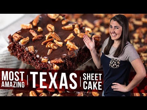 How to make the most amazing Texas sheet cake