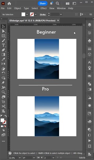 128K views · 1.1K reactions | Vector illustration scaling tips with PRO #d3design #illustration #adobeillustrator #adobe #design | D3design.vn | Facebook
