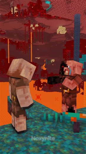 Minecraft piglin trading gone wrong 💀