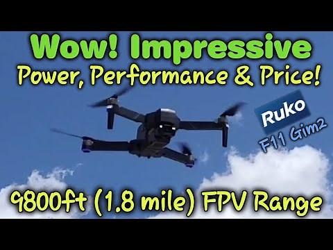 Ruko F11 Gim 2 Full Review: Unboxing, Setup, Test Flight [Video Chapters Below] #RUKO #DRONES #fun