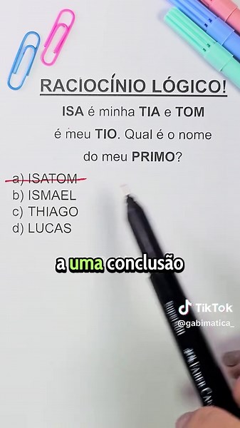 Desafio de Raciocínio Lógico: Descubra o Nome do Primo