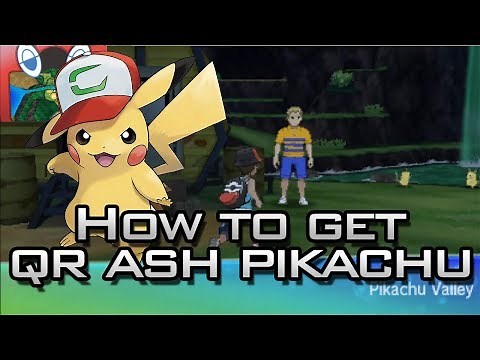 Pokemon Ultra Sun & Ultra Moon Tips - How To Ash's QR Code Pikachu