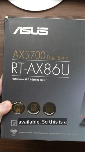 ASUS RT AX86U Gaming Router #asus #router