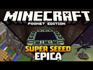 Seed Con Portal Al End y Super Aldea Para Minecraft PE (Pocket Edition) 0.16.0 [Android Fast]