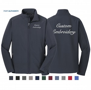Custom Embroidered Soft Shell Full-zip Jacket, Monogrammed Team Corporate Uniform, Personalized Men's Youth Ladies Tall, Port Authority - Etsy Canada