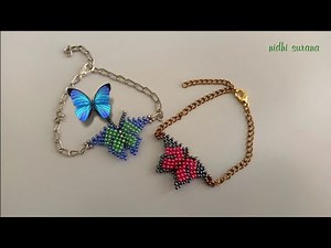 Butter Butter Butterfly/Insect Jewelry making with Seed beads Tutorial Diy