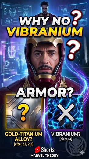 Why Tony Stark REFUSES Vibranium for Iron Man #marvel #ironman