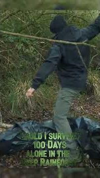 Could I SURVIVE? 100 Days Alone in the Deep RainForest?
