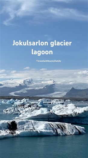 Iceland - Beautiful glacier lagoon in Iceland