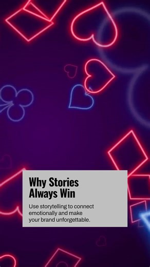 Storytelling is your ace in the hole for making your brand unforgettable. Why? Because facts tell, but stories sell. A well-crafted story connects your audience emotionally and sets you apart from the noise. Here's the winning hand: • Start with your brand's origin, what inspired your path. • Highlight challenges you've overcome to build trust and authenticity. • Showcase your customers' successes to make your impact real. Stack The Deck Marketing blends strategic storytelling with proven market