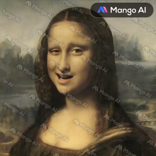 "Mona Lisa Gets Groovy with Mango AI|Mona Lisa Funny #MonaLisaDance #MangoAI #AICreativity