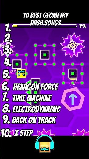 These are the best geometry dash songs (in my opinion) #youtubeshorts #gaming #geometrydash