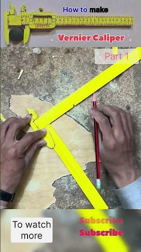 Build Your Own Vernier Caliper | Easy DIY Measuring Tool