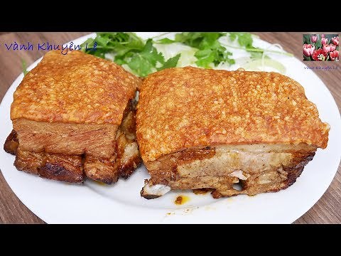 How to make EASY and Crispy Roasted Pork Belly Super crunchy & super juicy | Air fryer recipe