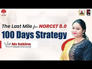 100 Days Strategy with Ms Sabina | The Last Mile for NORCET 8.0 | NNL ONE | Nursing next Live