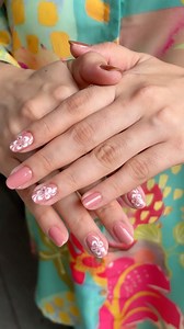 Blooming beauty at your fingertips! This floral nail art is the...