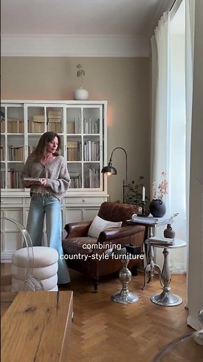 Country-style living ideas: Old apartment with modern kitchen & living room 😍
